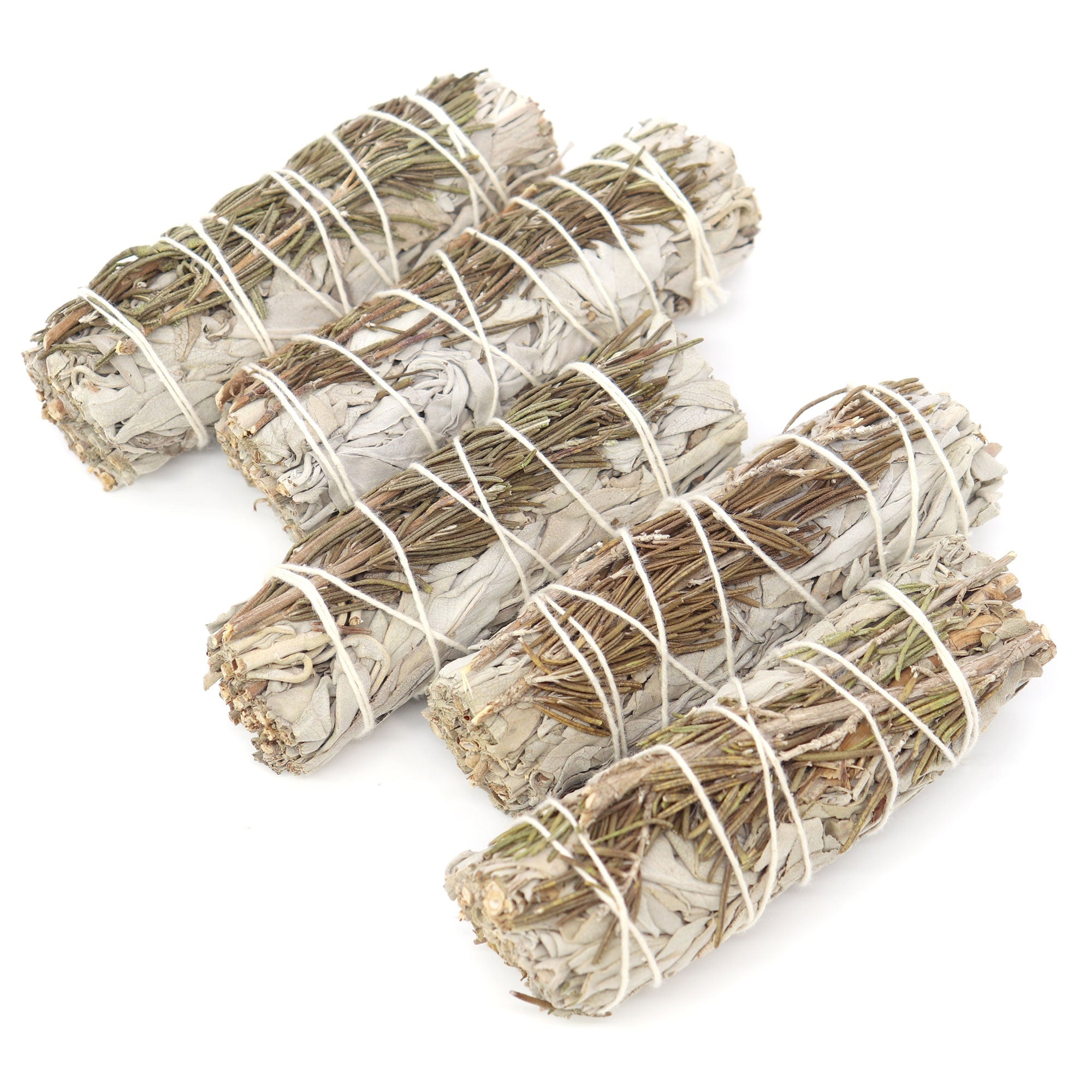 Rosemary and White Sage Smudge Stick - 13 Moons