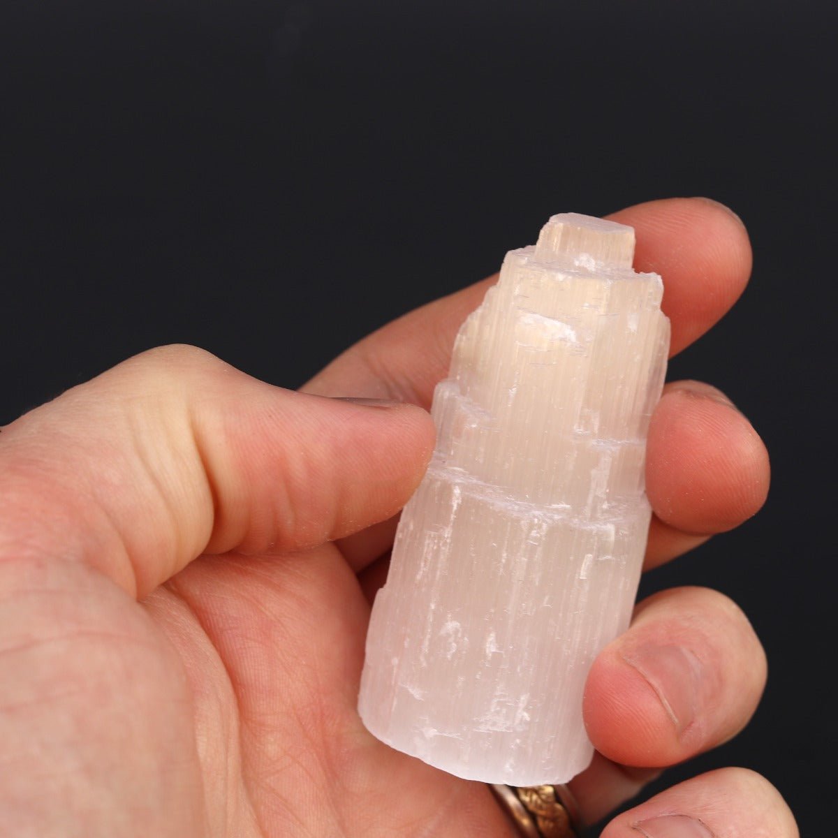 Selenite Mini Point - 13 Moons