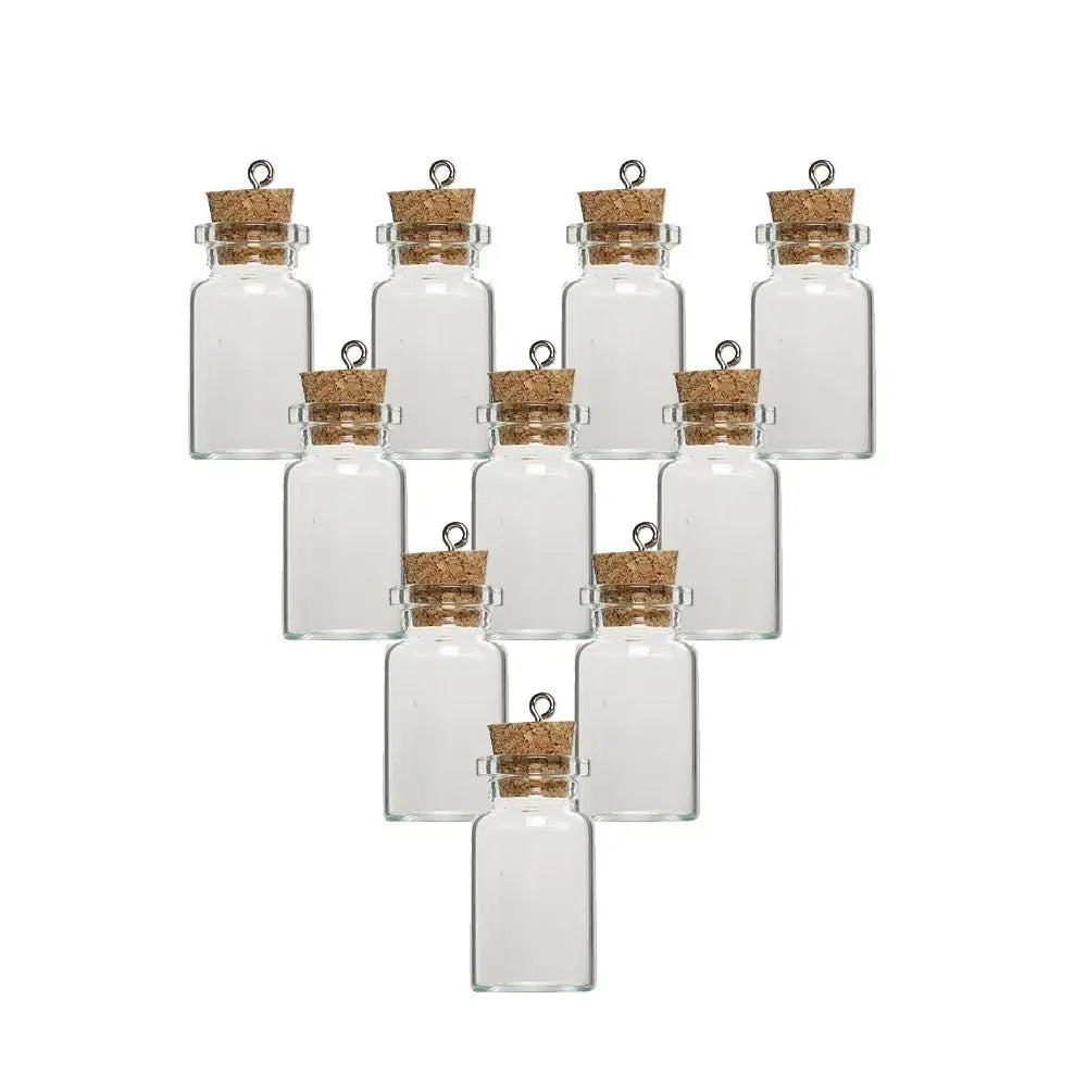 Spell Jar Mini Tube Bottle 40 mm 10 Pack - 13 Moons