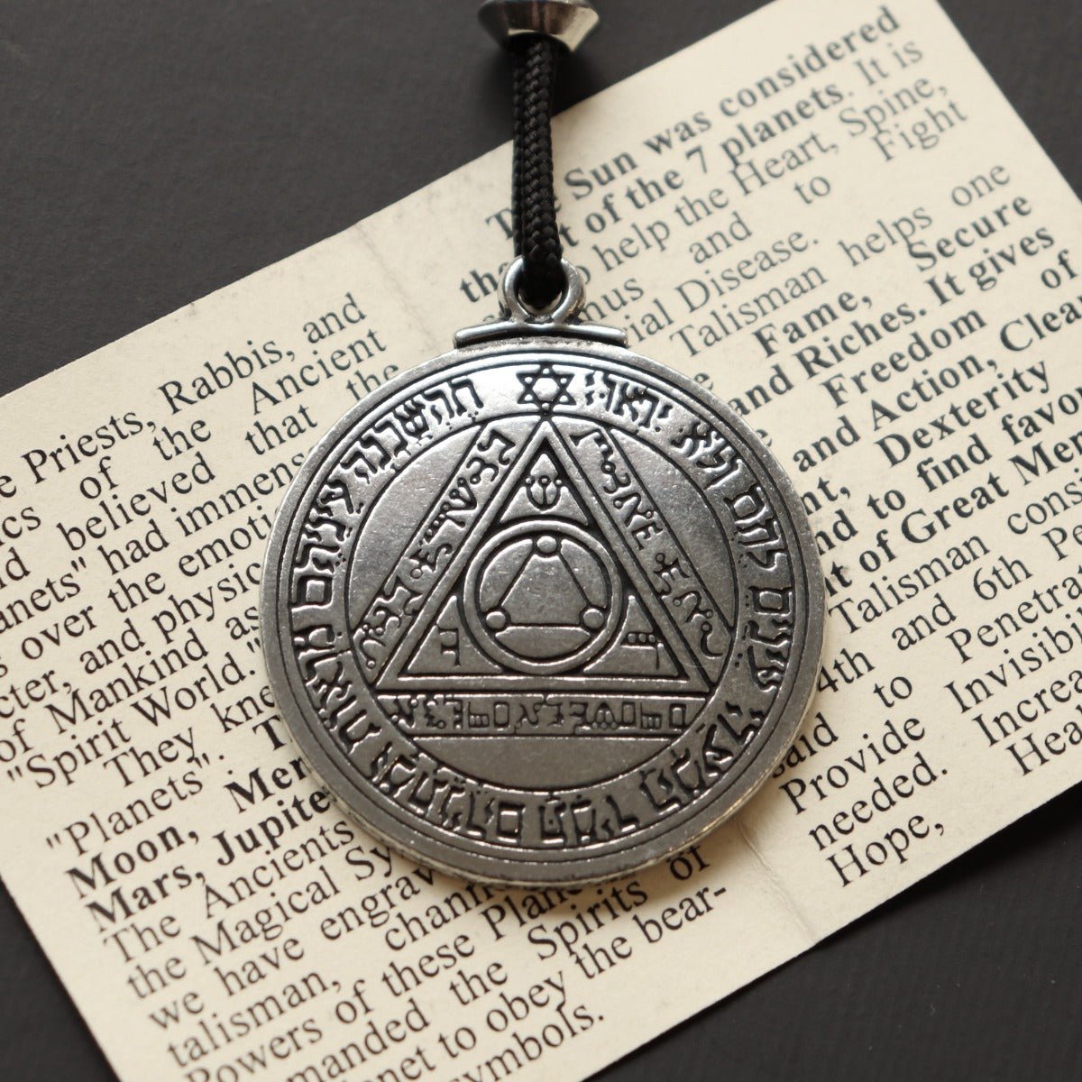 Sun Planetary Talisman - 13 Moons