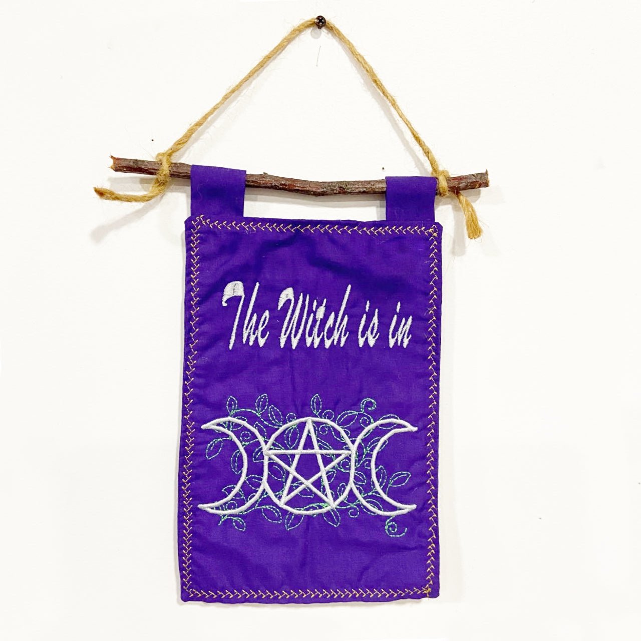 The Witch Is In Cloth Banner - 13 Moons