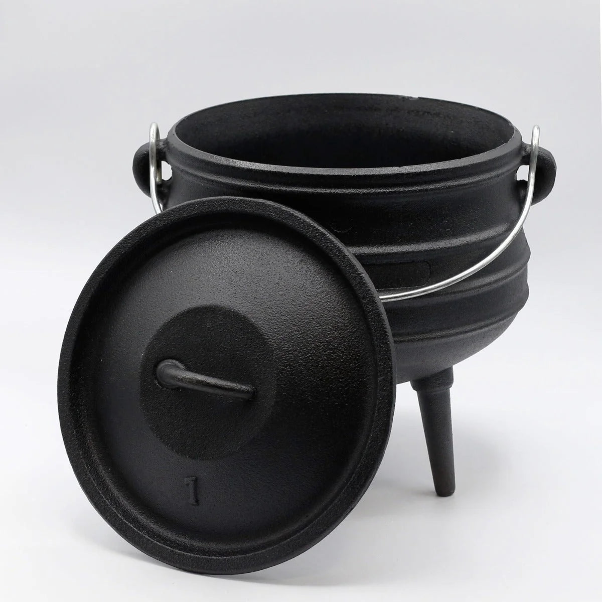 Pre-Seasoned Cauldron Cast Iron  8 Quarts - African Potjie Pot