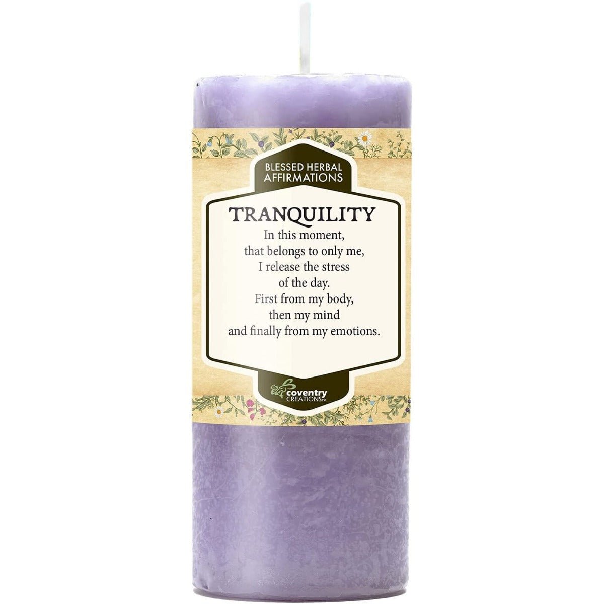 Tranquility Affirmation Candle - 13 Moons