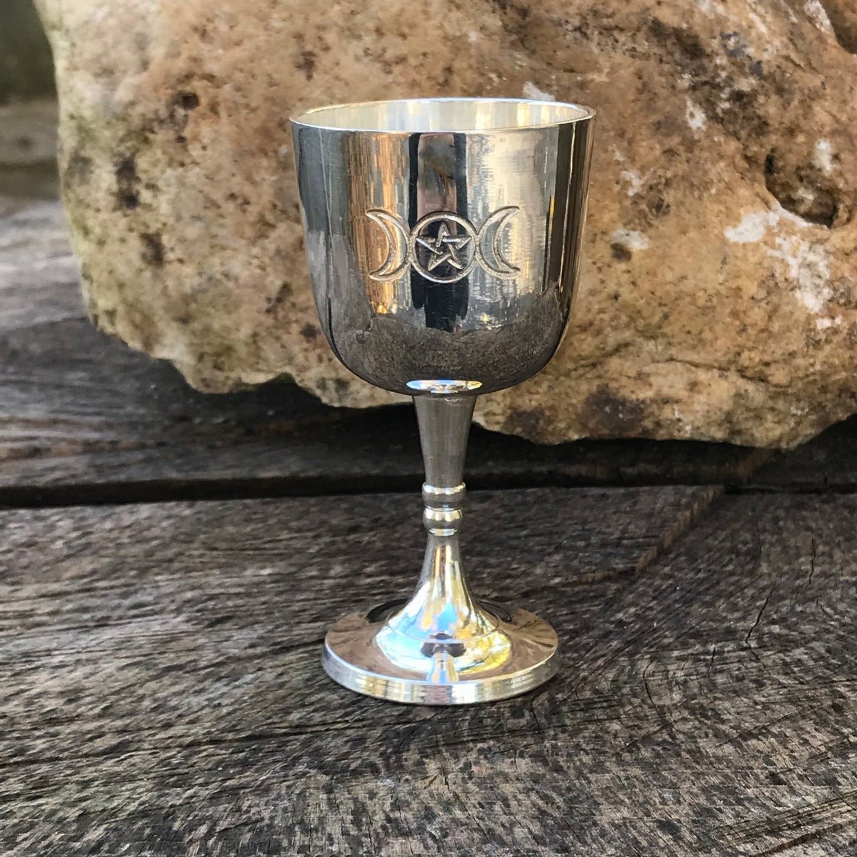 Triple Moon Altar Chalice - 13 Moons