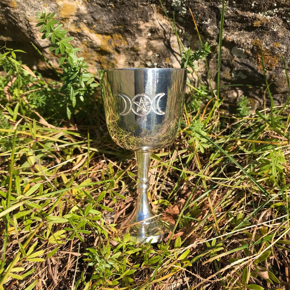Triple Moon Altar Chalice - 13 Moons