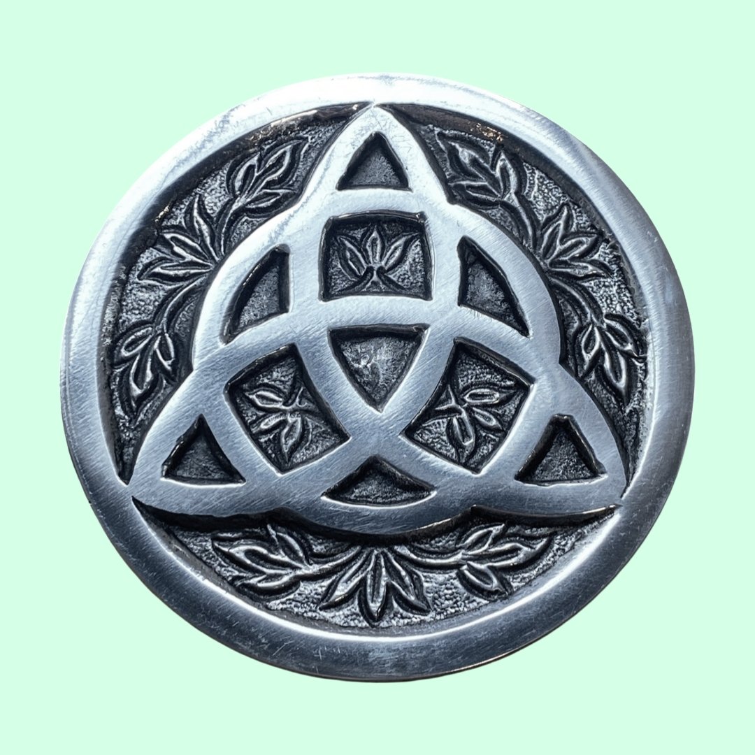 Triquetra Altar Tile, 3 inch - 13 Moons