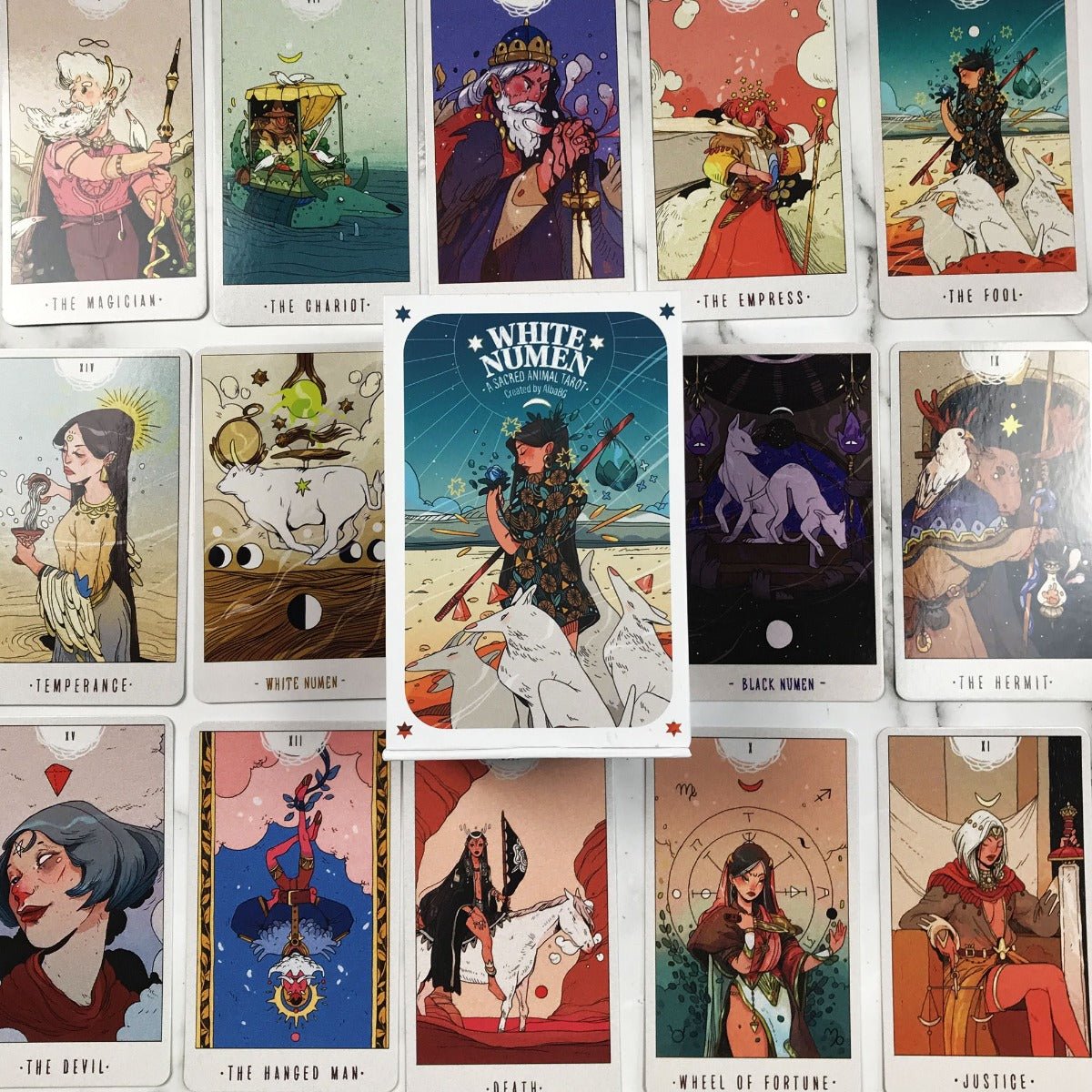White Numen: A Sacred Animal Tarot - 13 Moons