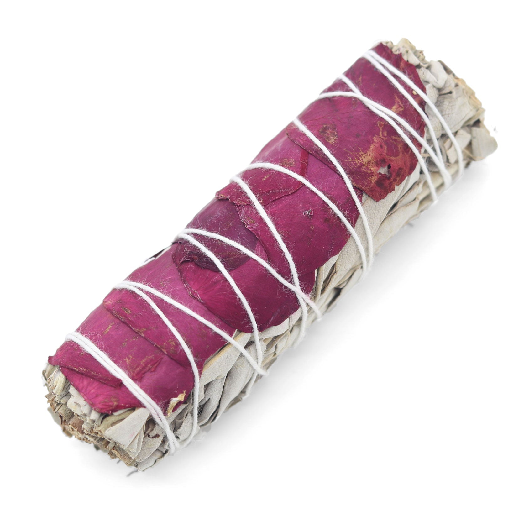 White Sage and Rose Smudge Stick - 13 Moons