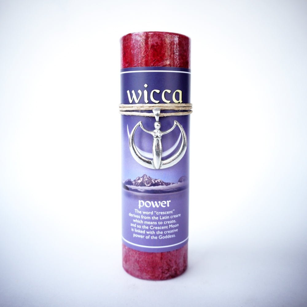 Wicca Power Candle with Pendant - 13 Moons