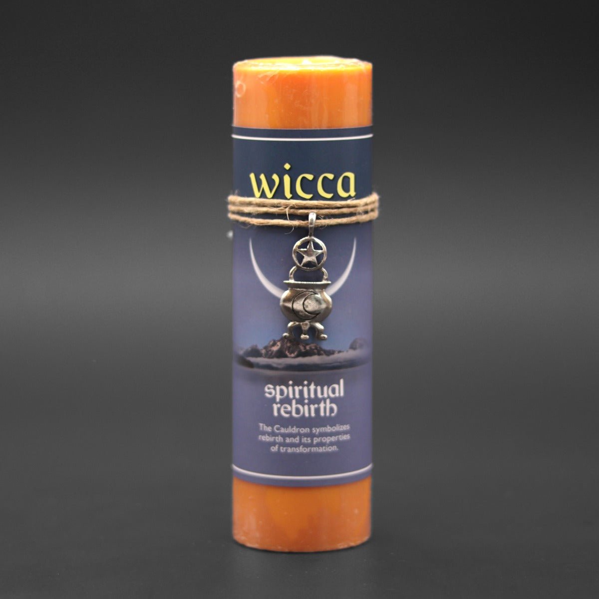 Wicca Spiritual Rebirth Candle with Pendant - 13 Moons