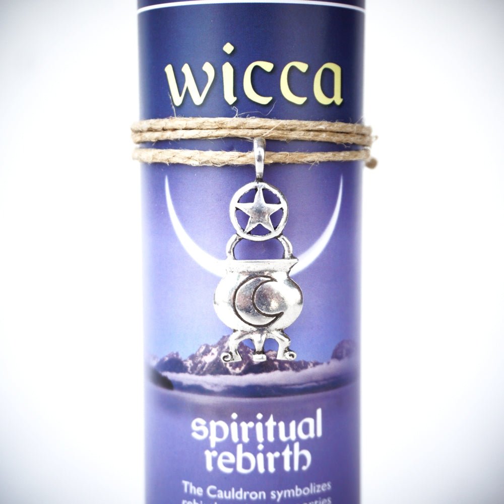 Wicca Spiritual Rebirth Candle with Pendant - 13 Moons