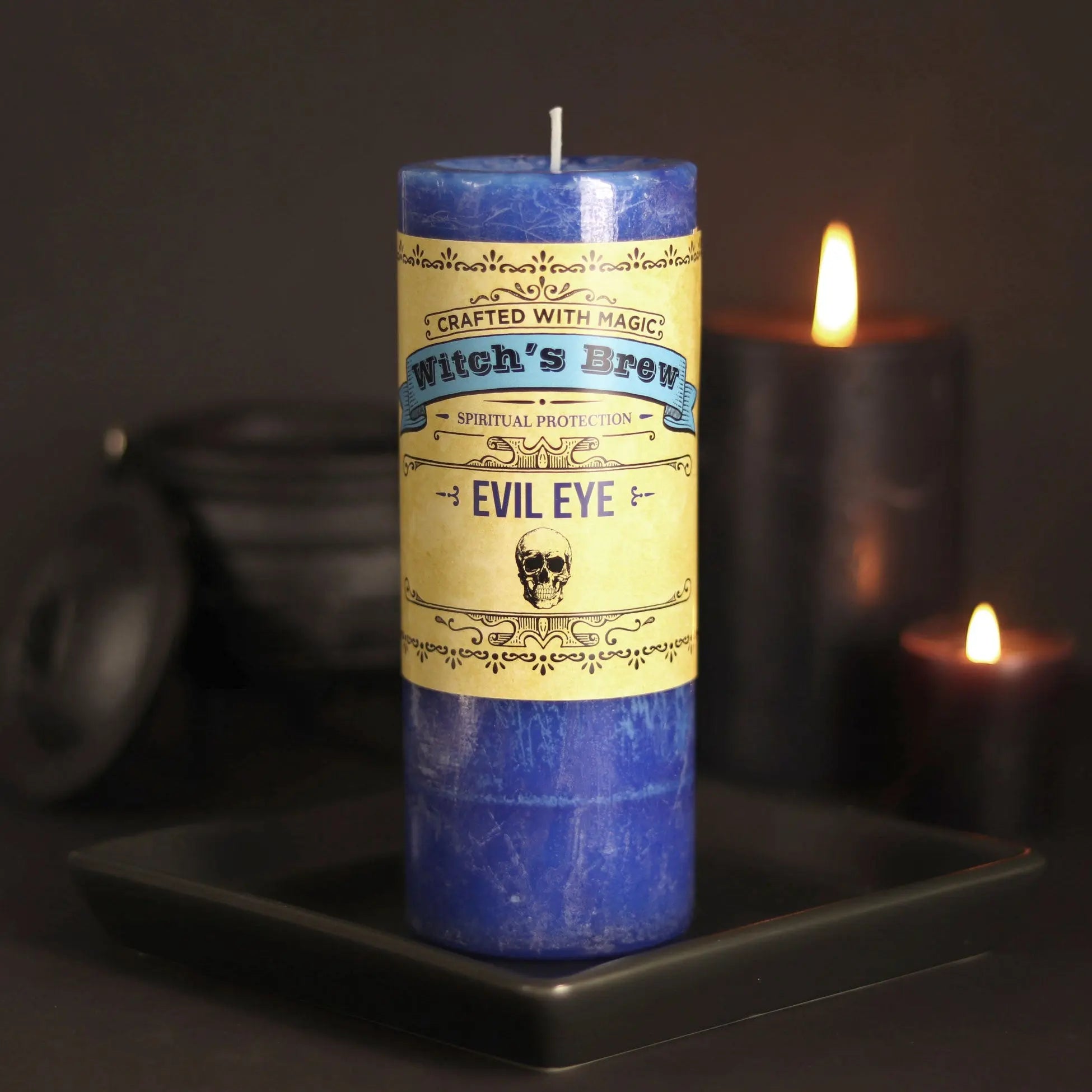 Witchs Brew Evil Eye Pillar - 13 Moons