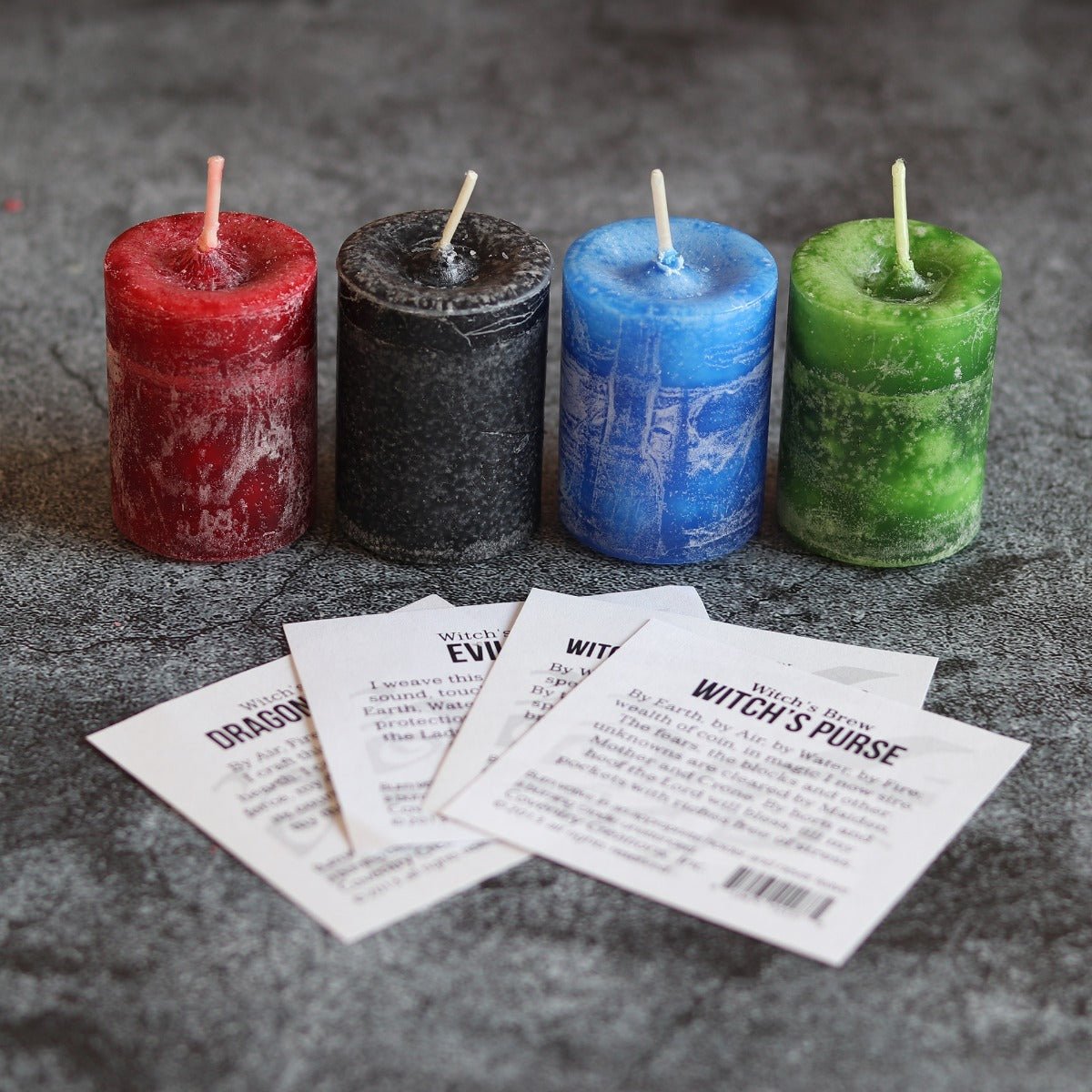 Witchs Brew Four Sister Votive Set - 13 Moons