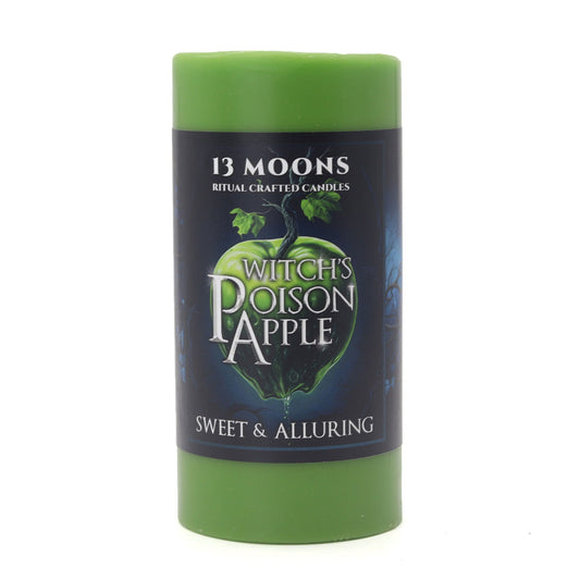 Witch's Poison Apple Ritual Candle - 13 Moons