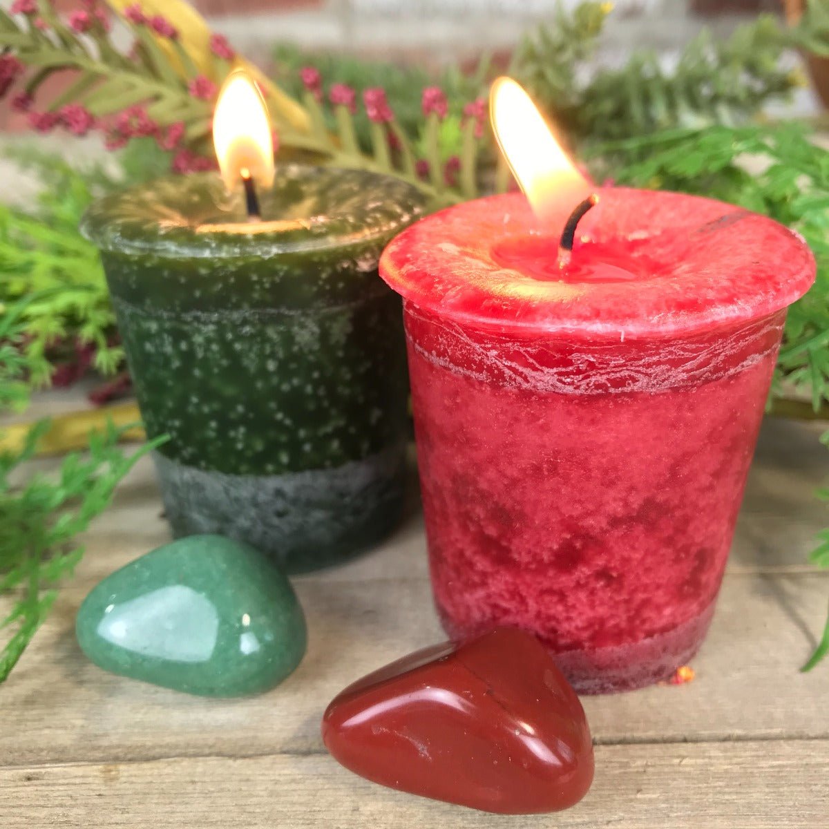 Yule Candle and Stone Set - 13 Moons
